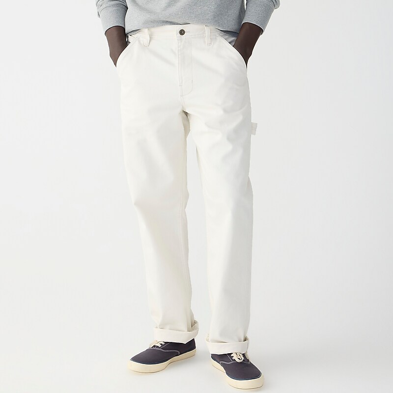 White Dust J.Crew Carpenter pant in cotton twill | J.Crew Factory | XQTEH5603