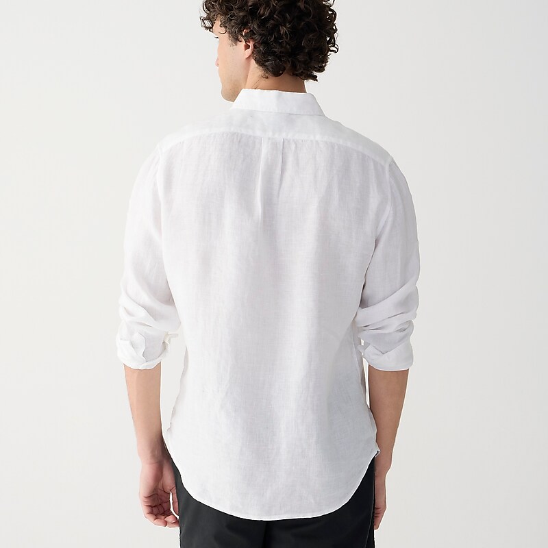 White J.Crew Baird McNutt Irish linen shirt | J.Crew Factory | XNIBA8013