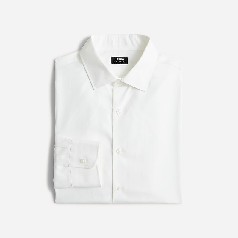 White J.Crew Ludlow Premium fine cotton dress shirt | J.Crew Factory | MZIKV2975