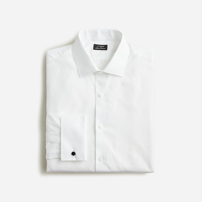 White J.Crew Ludlow Premium fine cotton dress shirt with french cuffs | J.Crew Factory | XFGOY3450