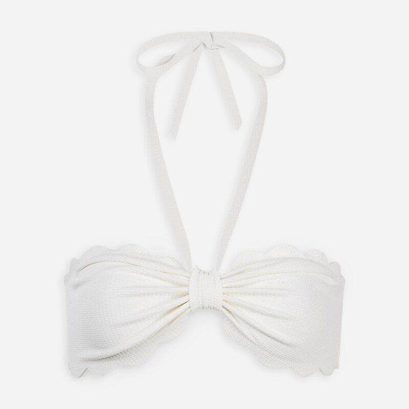 White J.Crew MARYSIA Chesapeake bikini top | J.Crew Factory | UDMCI4893