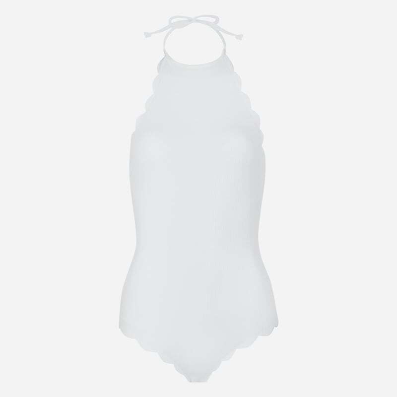 White J.Crew MARYSIA Mott one-piece swimsuit | J.Crew Factory | UDVNE4675