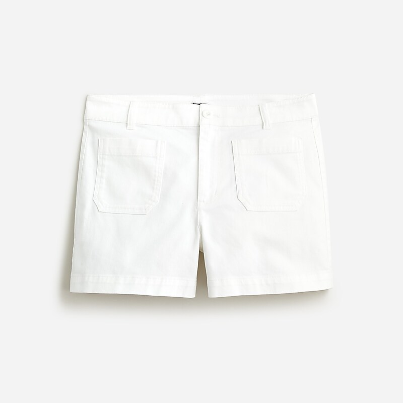 White J.Crew New patch-pocket chino short | J.Crew Factory | UQHYK1962