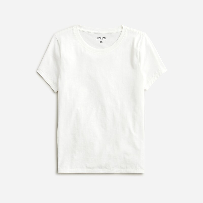 White J.Crew Pima cotton slim-fit T-shirt | J.Crew Factory | JIXRF3419