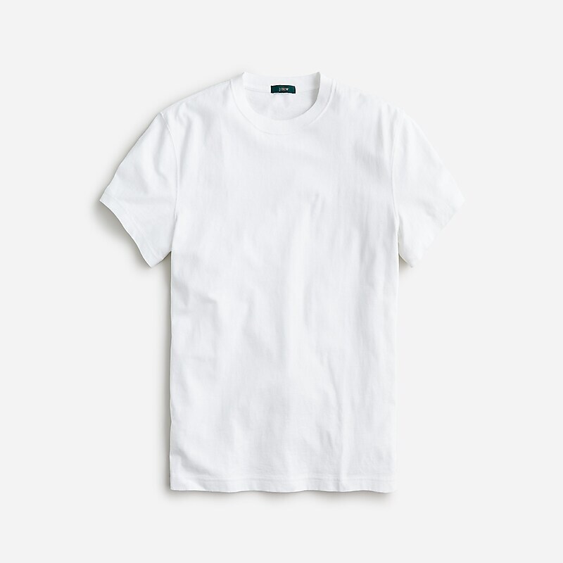 White J.Crew Relaxed premium-weight cotton no-pocket T-shirt | J.Crew Factory | ZKRAH4803