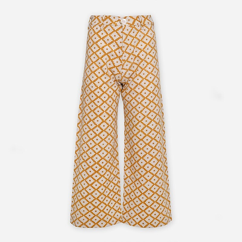 Yellow Multi J.Crew SZ Blockprints™ disco pant | J.Crew Factory | RHQTN6091