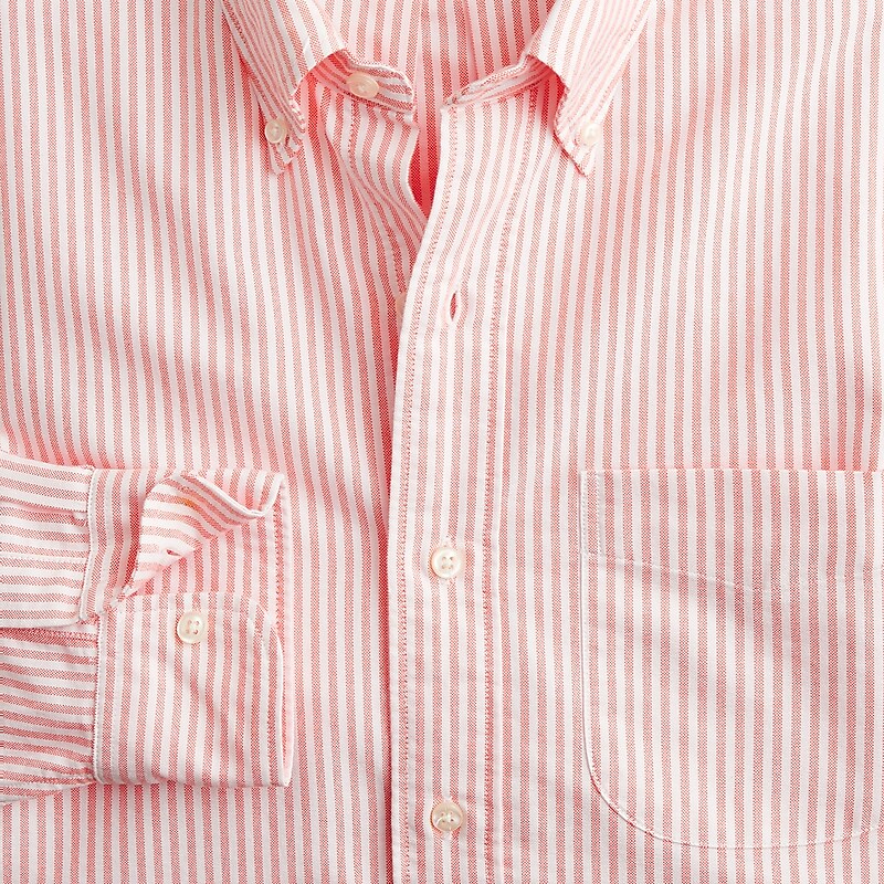 Zoli Stripe Orange Whit J.Crew Broken-in organic cotton oxford shirt | J.Crew Factory | TJYZE1754